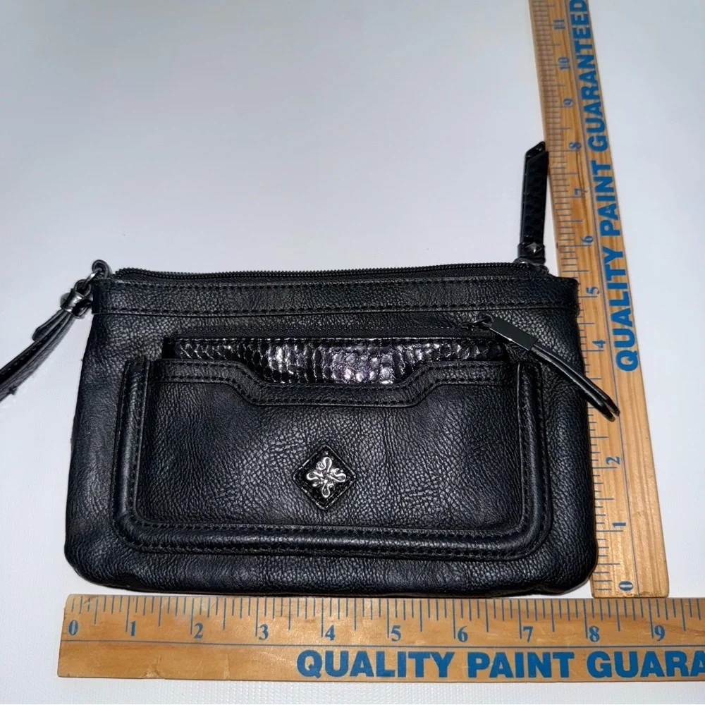 Simply Vera Black Wristlet with Embellished Accent